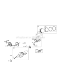 Cams Crankshaft Piston Group Diagram and Parts List for 126412-0216-E1  Briggs and Stratton Engine